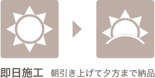 即日施工
