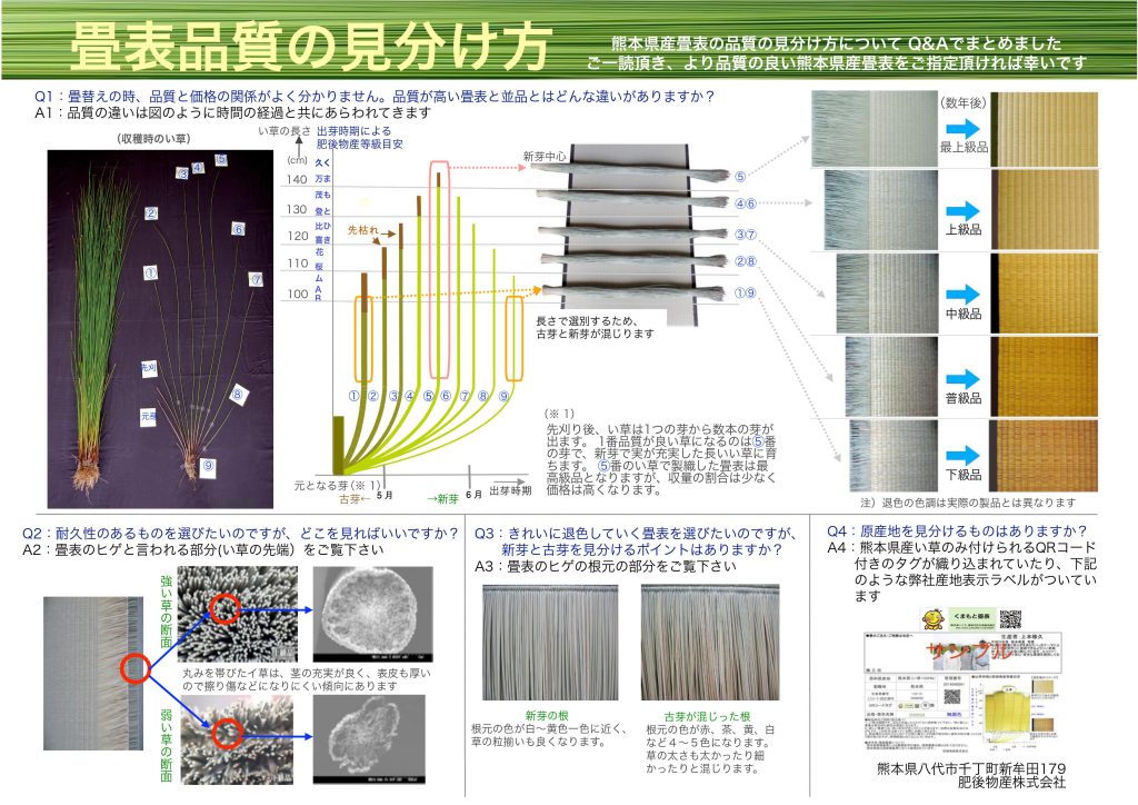 畳表品質の見分け方