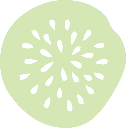 レモン柄のあしらい