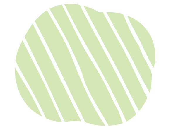 緑の丸いあしらい