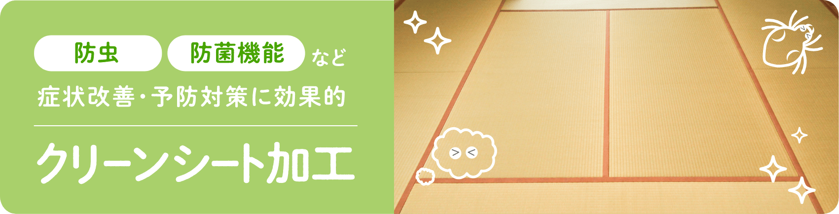 クリーンシート加工