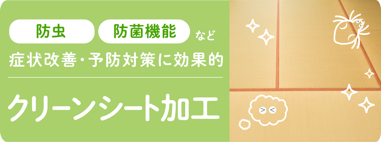 クリーンシート加工
